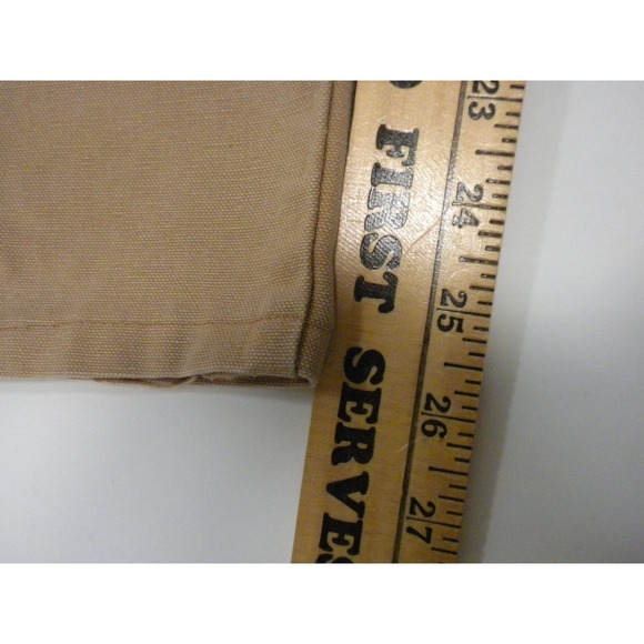 Vtg Wah Maker Frontier Jeans 40x26 Brown Buckle Back Button Fly Canvas USA‎ - Picture 10 of 13